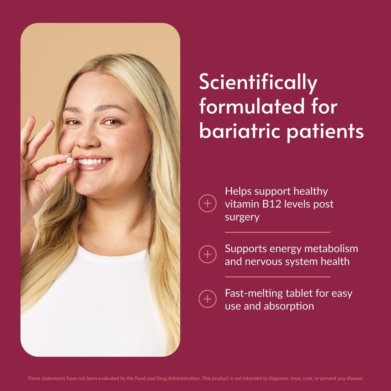 Bariatric Advantage B-12 Speedy Melts, Vitamin B12, Peppermint, 90 Count — Amazon image 2