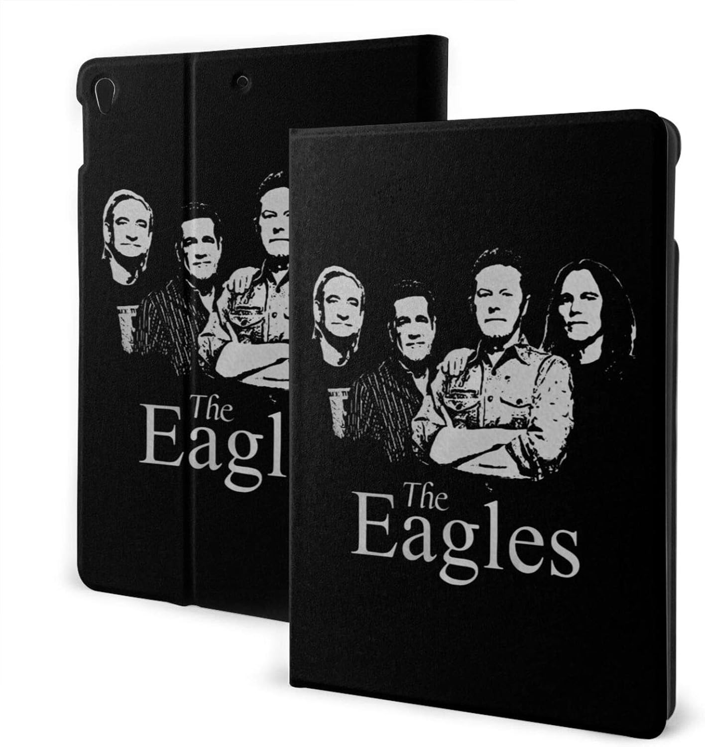 Amazon イーグルスバンドの壁紙 eagles ipad 7th & ipad air3スマートタブレット ケース カバー スタンド機能付き 全面保護型 オートスリープ機能 レザー