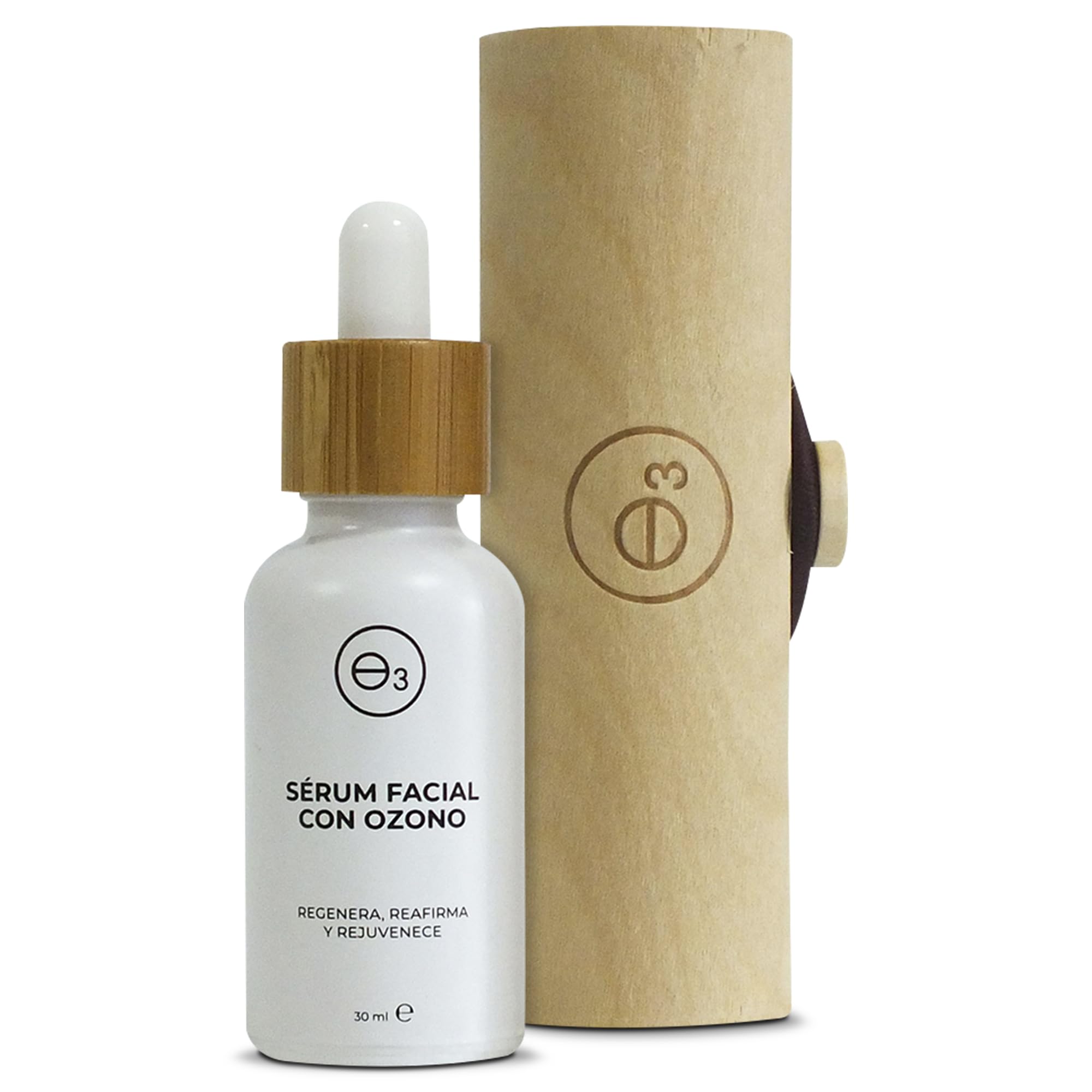 OZONO D'OR - Serum Facial 100% Natural BIO con Ozono, Antiarrugas y Antimanchas | Serum Vitamina C, E, A, Q10 con 17 Principios Activos | Serum Acido Hialuronico | Certificado | 30 ml.