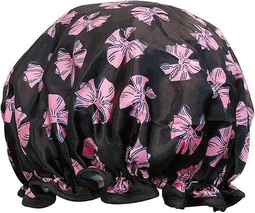 Miniatura 5 de allydrew Gorros de ducha impermeables reutilizables para cabello largo, gatitos