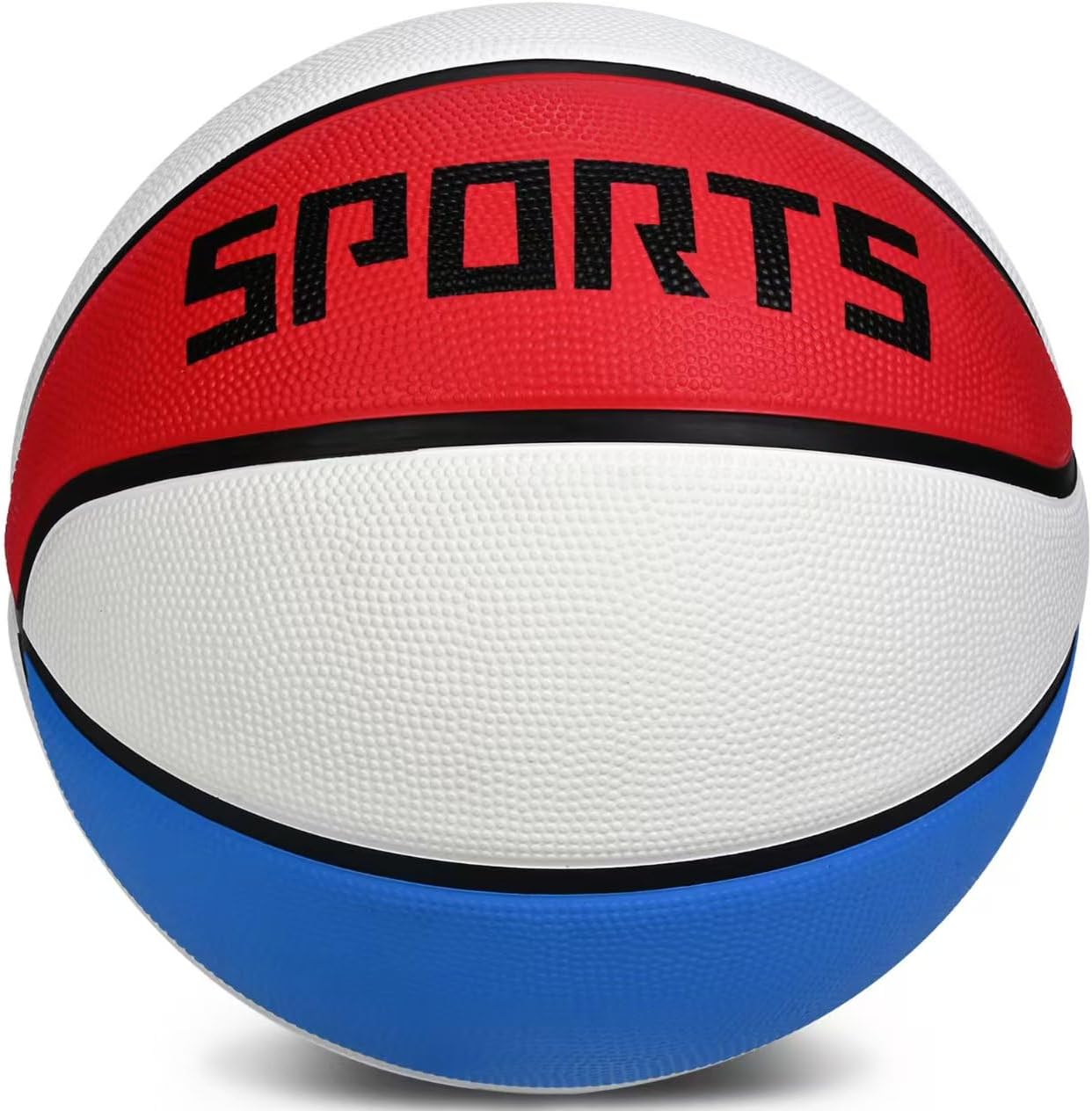 KUYOTQ Kids Youth Adult Size 3/4/5/6/7 (22/25.5/27.5/28.5/29.5") Basketball Premium Rubber or Faux Leather Basketball Indoor Outdoor Basketball for Boys Girls Womens Mens Basketball Gifts (Deflated)