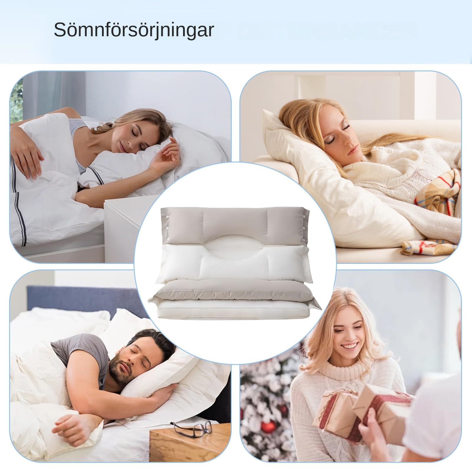 | Lavabile e traspirante, da mettere sul lato e sulla schiena | Per anziani e adulti, donne e uomini, viaggio in hotel, dormire, momenti di riposo
