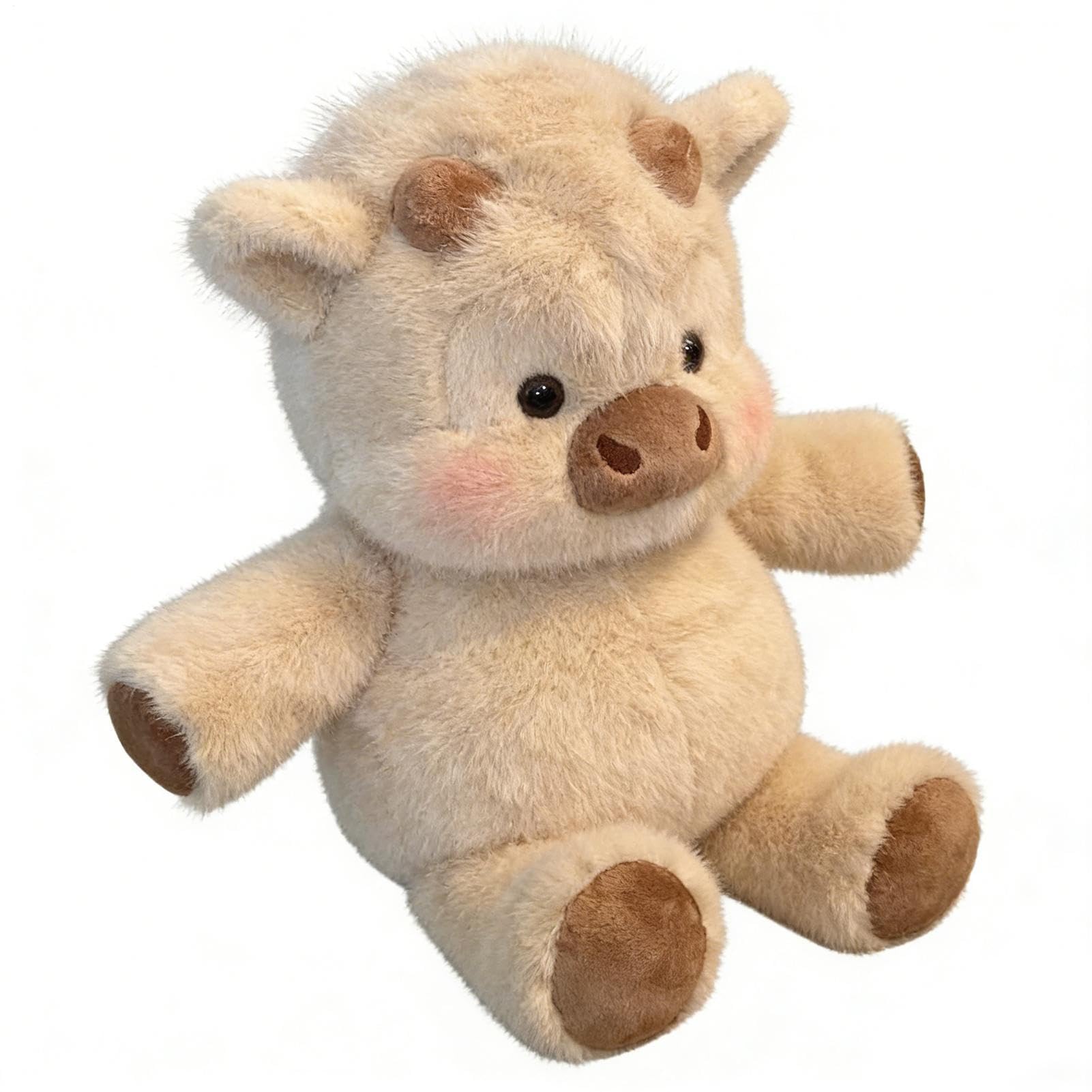 Running Calf Soft Toy 45 Cm Cute Soft Sheep Cartoon Collectible Doll Wild Boar Stuffed Animal Plush Cartoon Wild Boar Sheep Collectible Softs Doll Popular Cartoons Elements With Cutest Pets Girl Boy