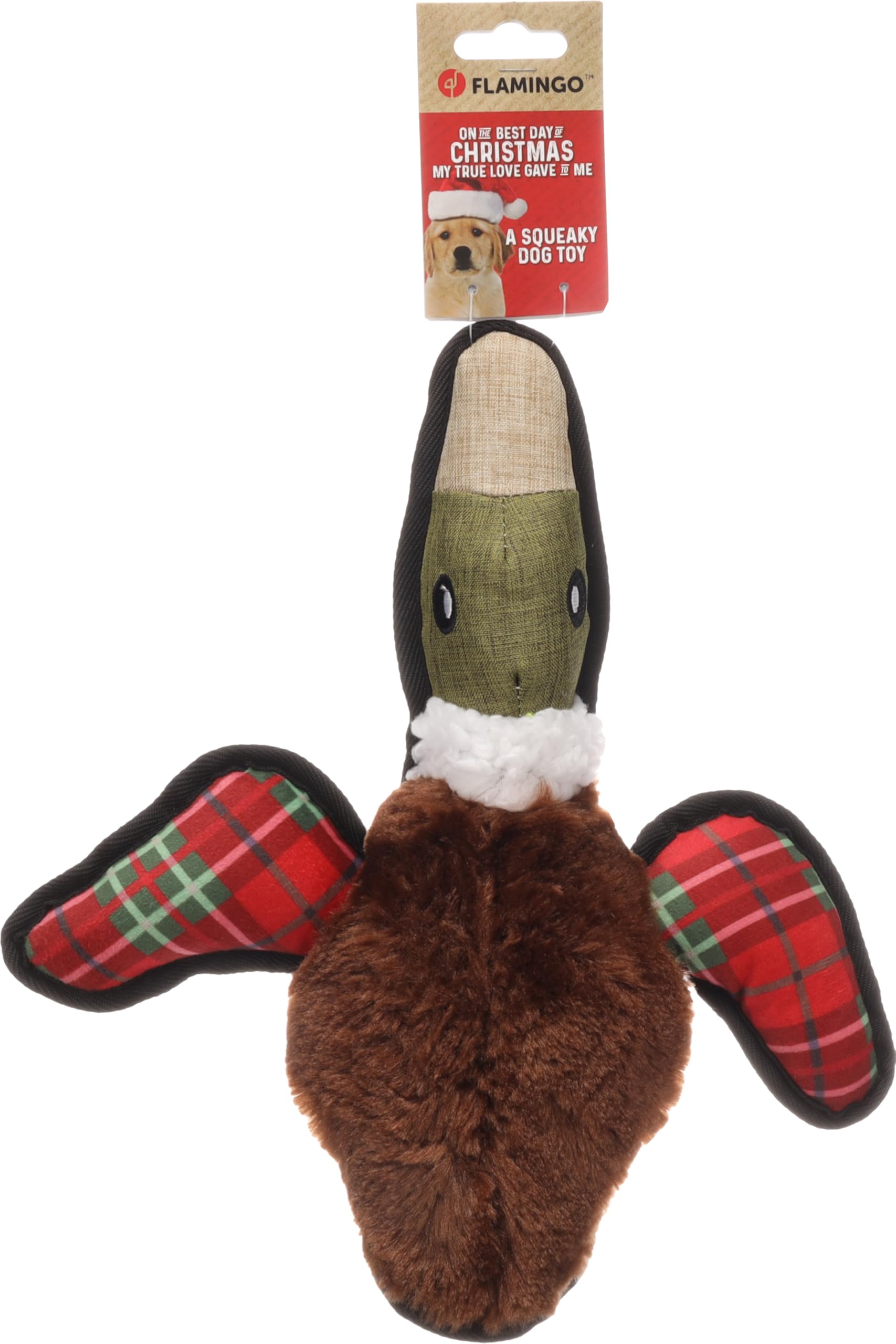 Flamingo CHRISTMAS TOY ADDYSON DUCK BROWN 31x32x8CM