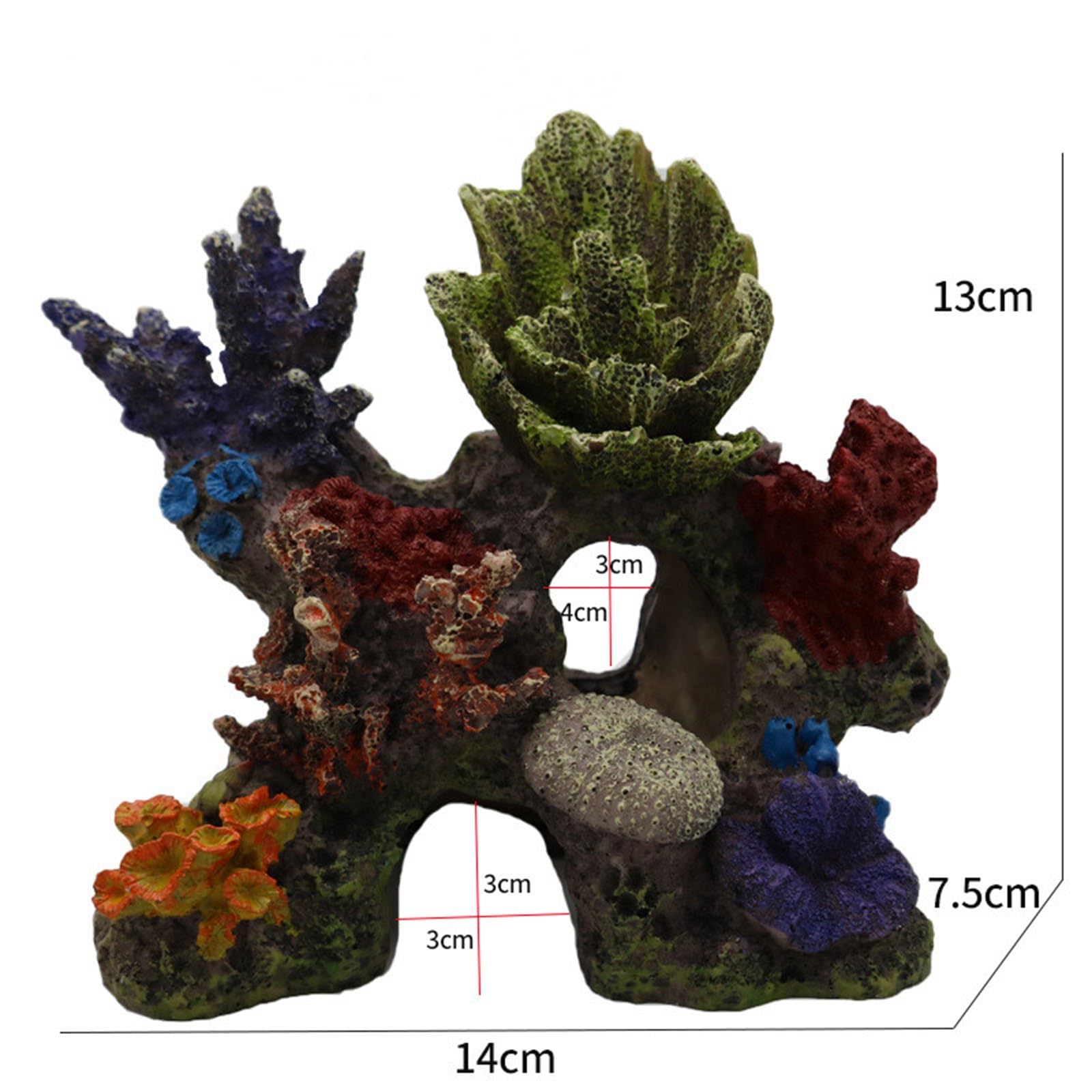 水槽用 オブジェ 海水槽アンダーウォーターワールドホールエビハウス 装飾 魚 Amazon.co.jp: 水槽用 オブジェ 海水槽アンダーウォーターワールド