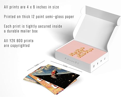 Miniatura 2 de Y2K BOO Kit de collage de pared estético hippie, 50 fotos retro bohemias multicolor, impresiones semibrillantes de 4 x 6 pulgadas para decoración de