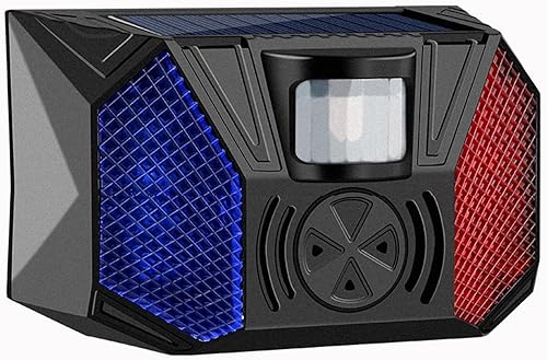 Miniatura 3 de Solar Powered Security with Motion Detection and Flashing Lights for Outdoor Alert Home Farm Agricultural Solar Alarm Systems