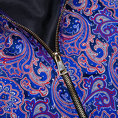 Barry.wang Men's Bomber Jackets Lightweight Windbreaker Spring Fall Full Zip Active Coat Outwear Varsity Jackets #TOP4