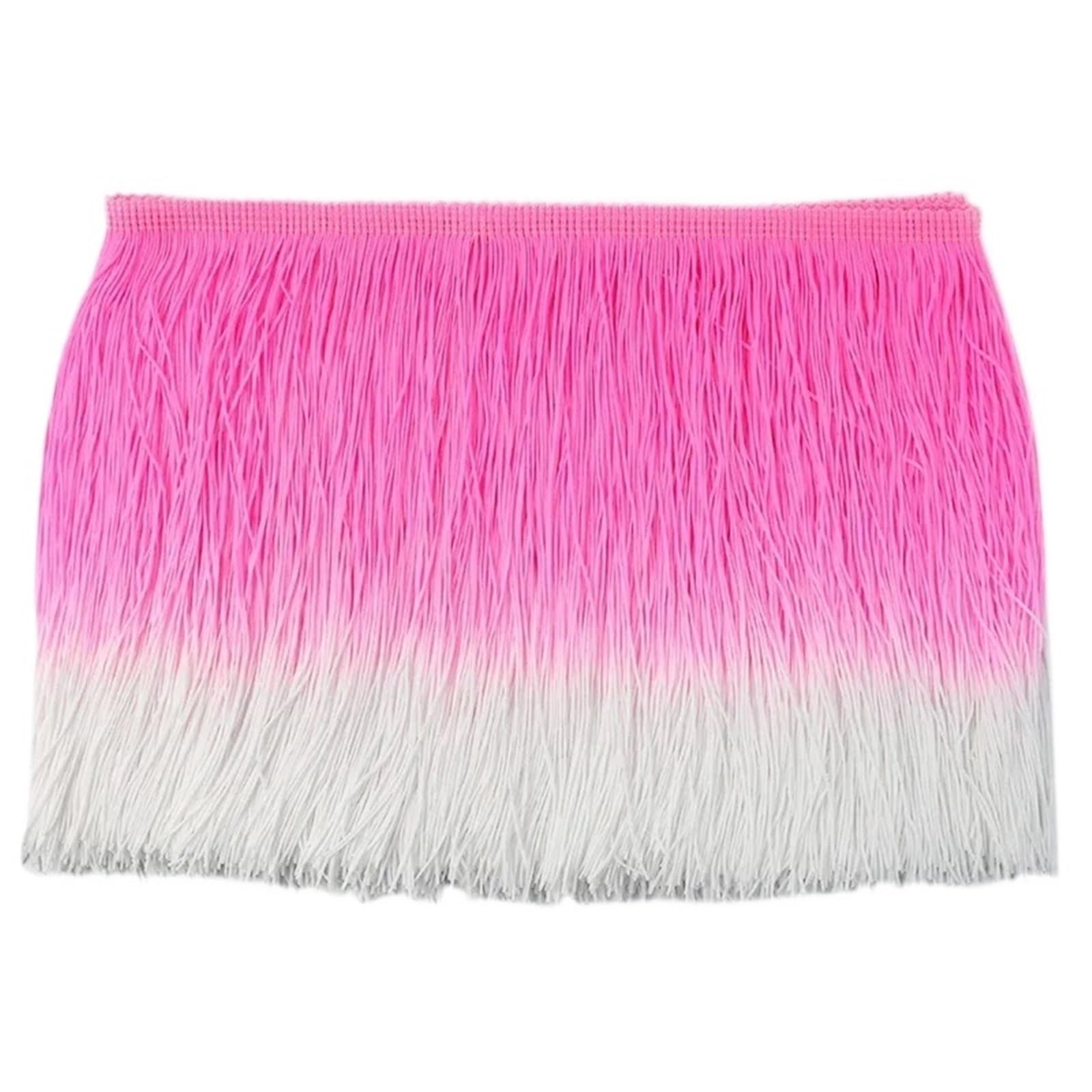Tassel Fringe Trim 1/2/3/5M 20cm Fringe Tassels Trim Decorative Trimmings Sewing Fringes For Clothes Curtain Ribbons Tapes Lace Accessories(Color 8,20cm-3.0Meters)