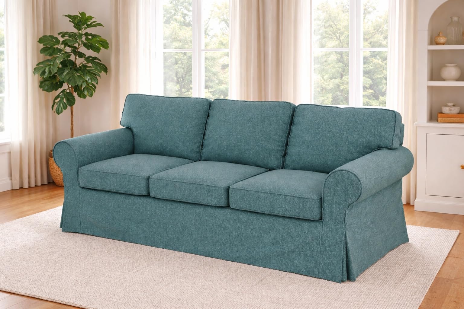 Amazon.co.jp: ソファカバー交換はIKEA Ektorp 3 3シートソファに対応