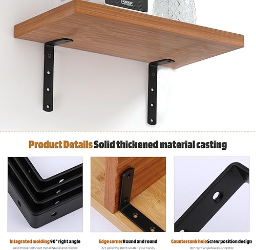 Miniatura 5 de 6 anclajes de pared para muebles, antipuntas, a prueba de bebés, para asegurar la seguridad, 400 libras, estantería de tocador a la pared, kit de