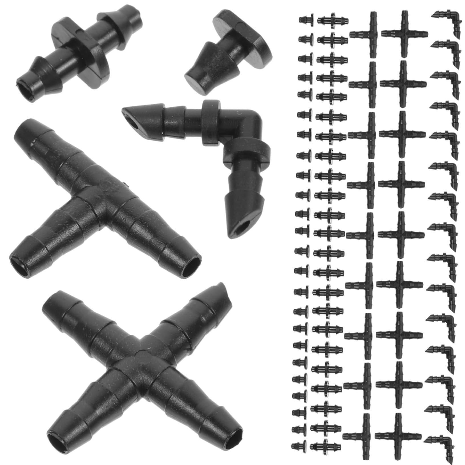 DOITOOL 2juegos De Manguera De Riego Adaptadores De Acoplamiento Rápido Juego De Accesorios para Sistemas De Riego por Goteo para y Huertos
