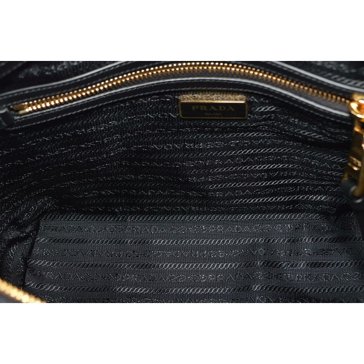 Prada Black Tessuto Nylon Two-Way Satchel Handbag for Women New