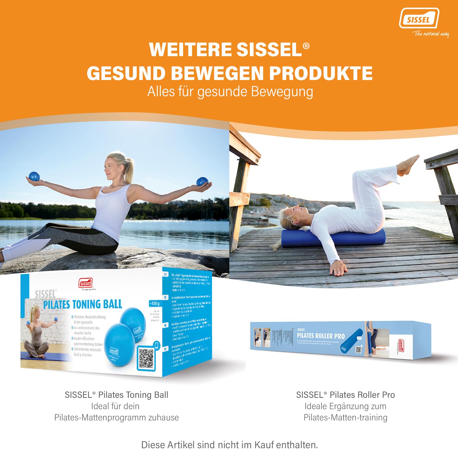 SISSEL Pilates Roller Head Align Dynamic | Foam Roller für optimale Körperausrichtung aus Soft-EVA | Ergonomisches Pilates Zubehör Nacken & Haltung | Flexible Yoga Rolle für effektives Training