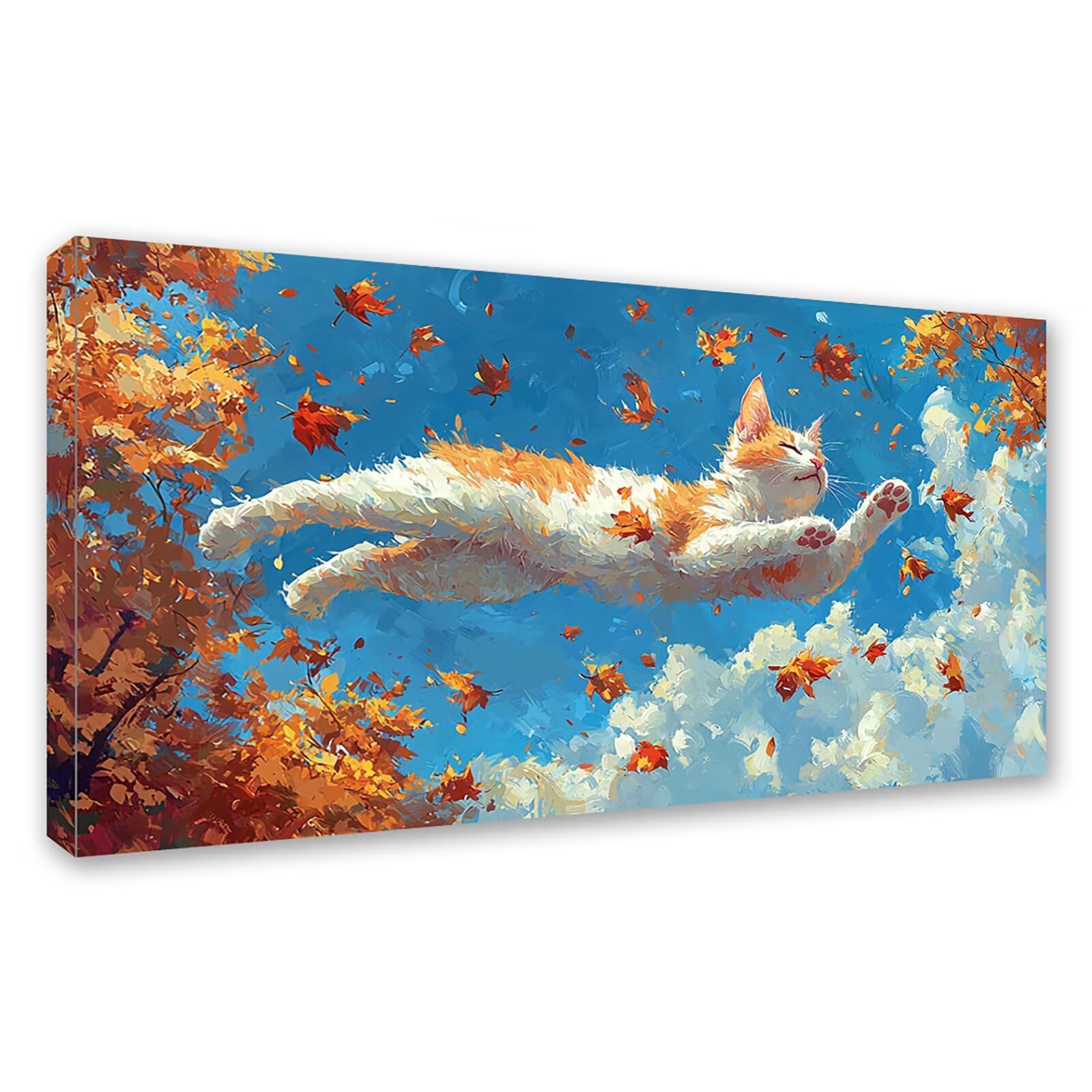 Diamond Painting Grande 180x90cm Gato Diamond Painting Adultos, DIY Animal Pintura de Diamante Manualidades Adultos, 5D Cuadrado Rhinestone Bordado Punto de Cruz para Home Decoration Regalo 0J-285