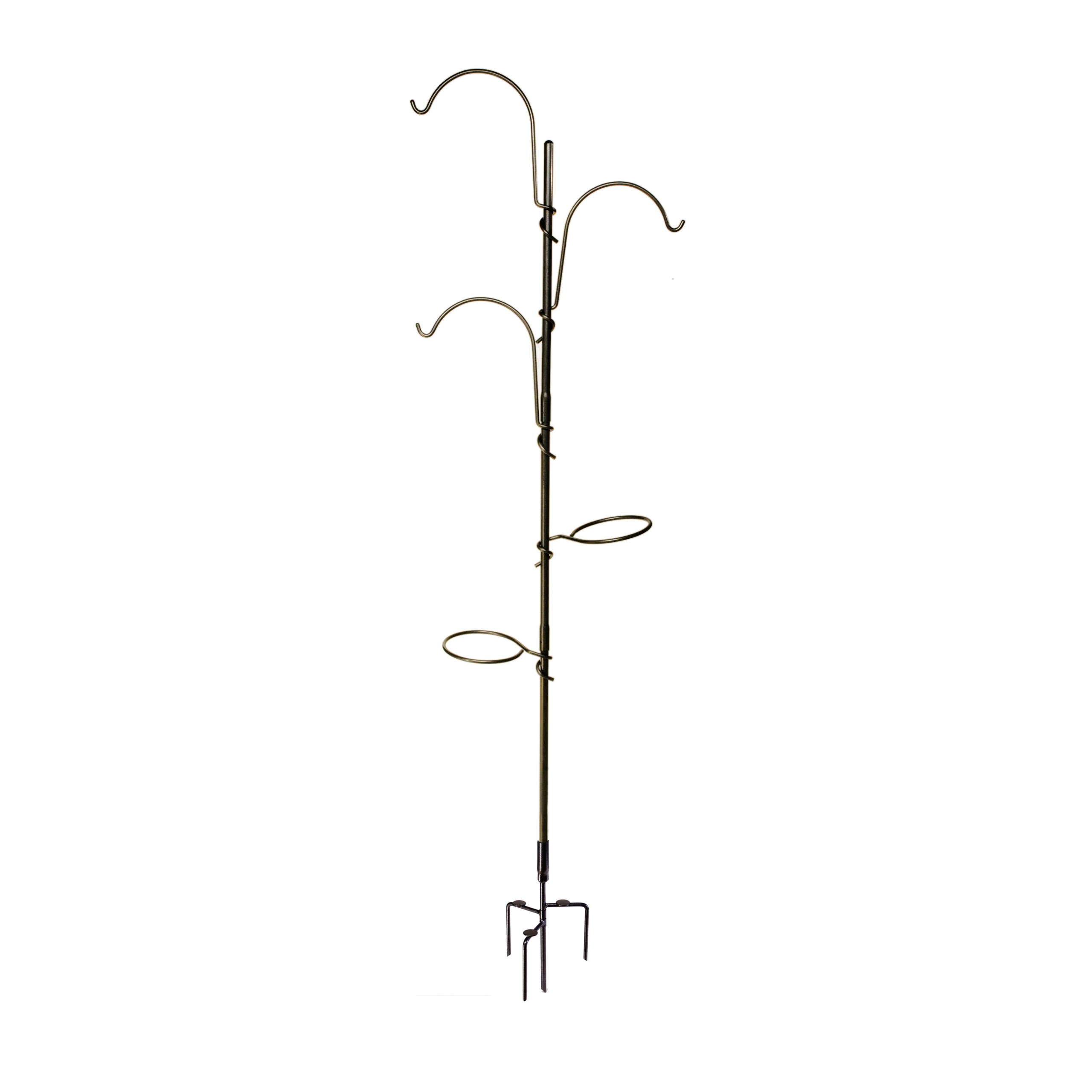 Yard ButlerYard Tree - Beautiful Home Decor for Garden, Lawn, or Indoors - Perfect for Hanging Plants, Bird Feeders, Laterns, or Wind Chimes - Sturdy Spike Base Mount