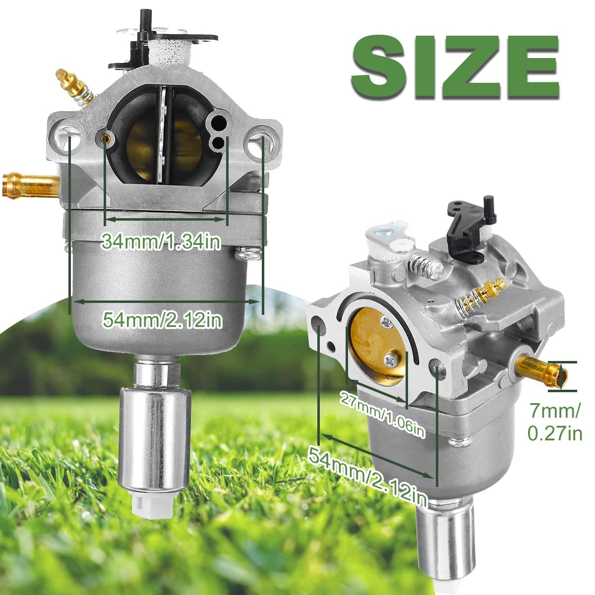 799727 Gaźnik do Briggs i Stratton 698620 794572 14KM 15KM 16KM 17KM 17,5 KM 18KM 498061 499153 287707 287777 28N707 28N777 28P777 28Q77 CELLO DEL MOTOR