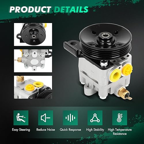Miniatura 13 de SCITOO Bomba de dirección asistida compatible para 2005 para Saab 9-2X 2.0L, 2006 para Saab 9-2X 2.5L, 2004-2005 para Subaru Impreza 2.0L, 21-5396