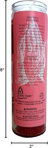Miniatura 3 de Vela roja devocional de San Miguel (San Miguel)