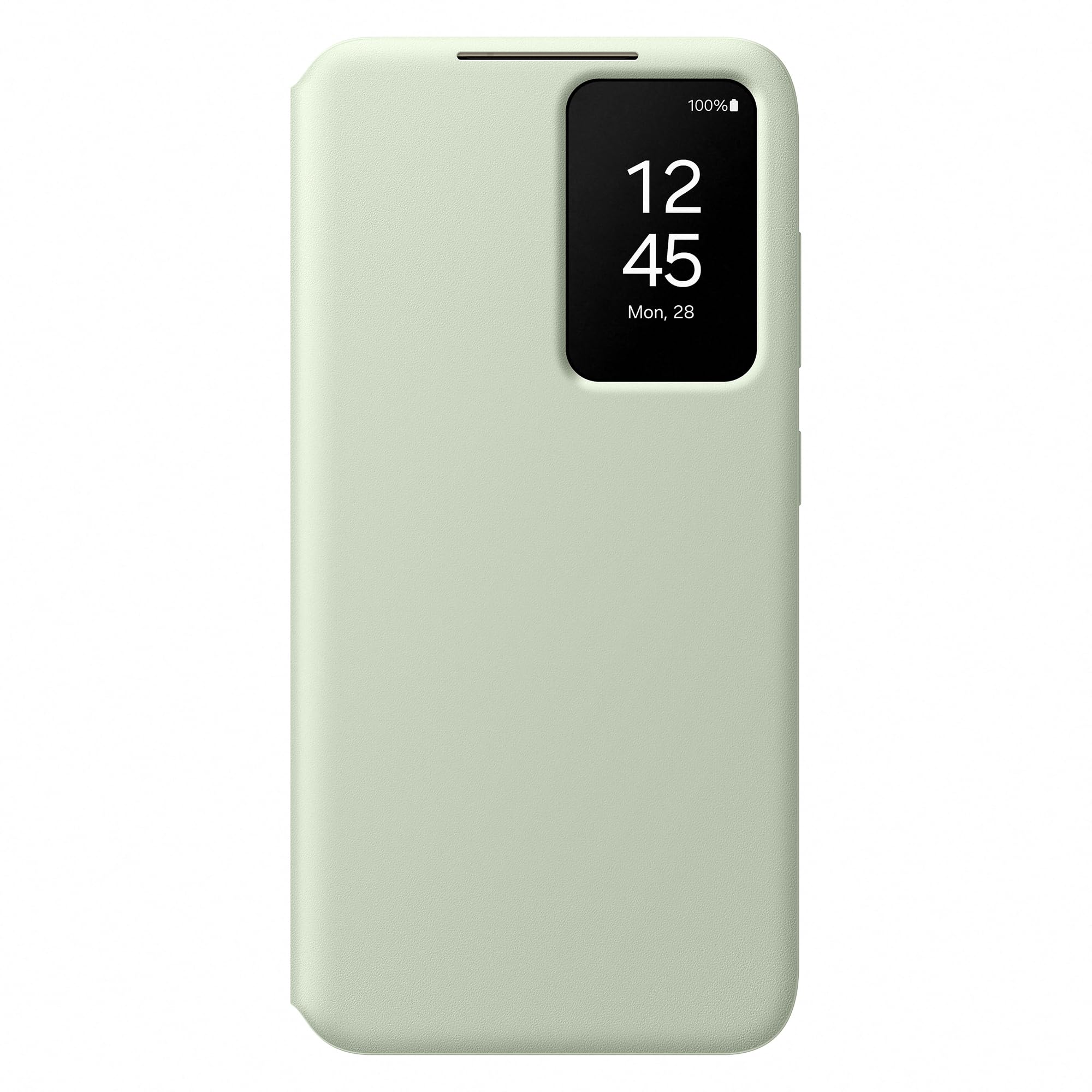 Genuine / Official Samsung Galaxy S24 Smart View Wallet Case / Cover Light Green