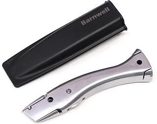Barnwell Silver Stingray Carpet Fitters Work Trimming Fixed Knife and Holster NO Blades