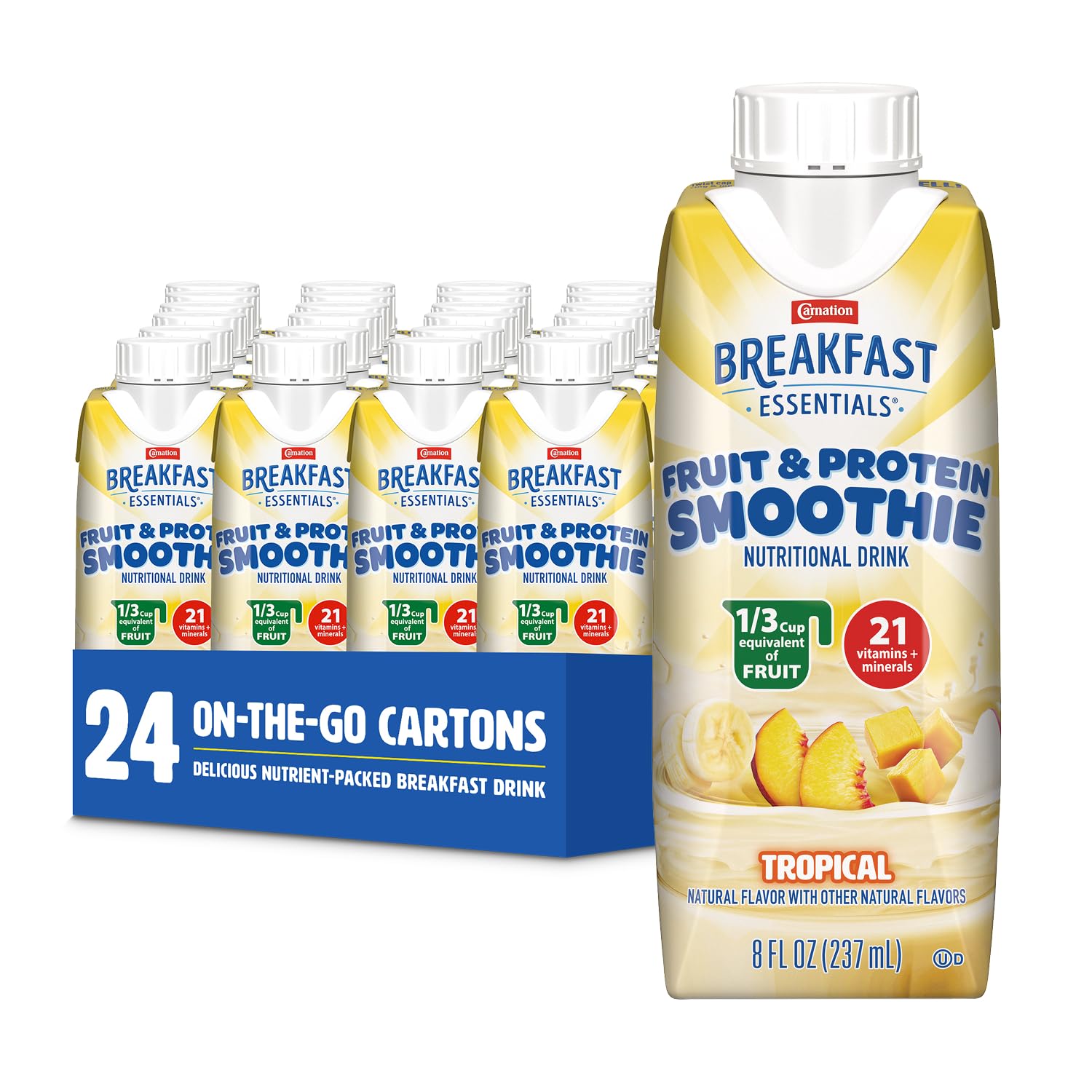 Carnation Breakfast Essentials Tropical Smoothie 24pk