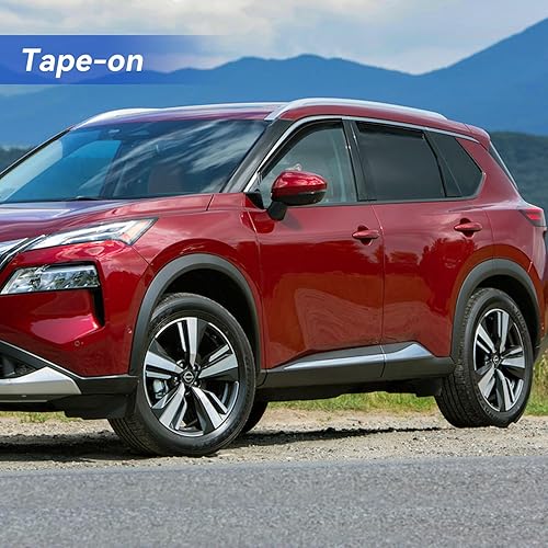 Miniatura 470 de Visores protectores de lluvia para ventana, deflectores de viento de canal exterior