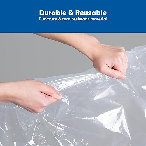 Miniatura 5 de Paquete de 20 bolsas de almacenamiento al vacío para edredones, mantas y ropa, bolsas de compresión selladas al vacío con bomba de mano, bolsas de