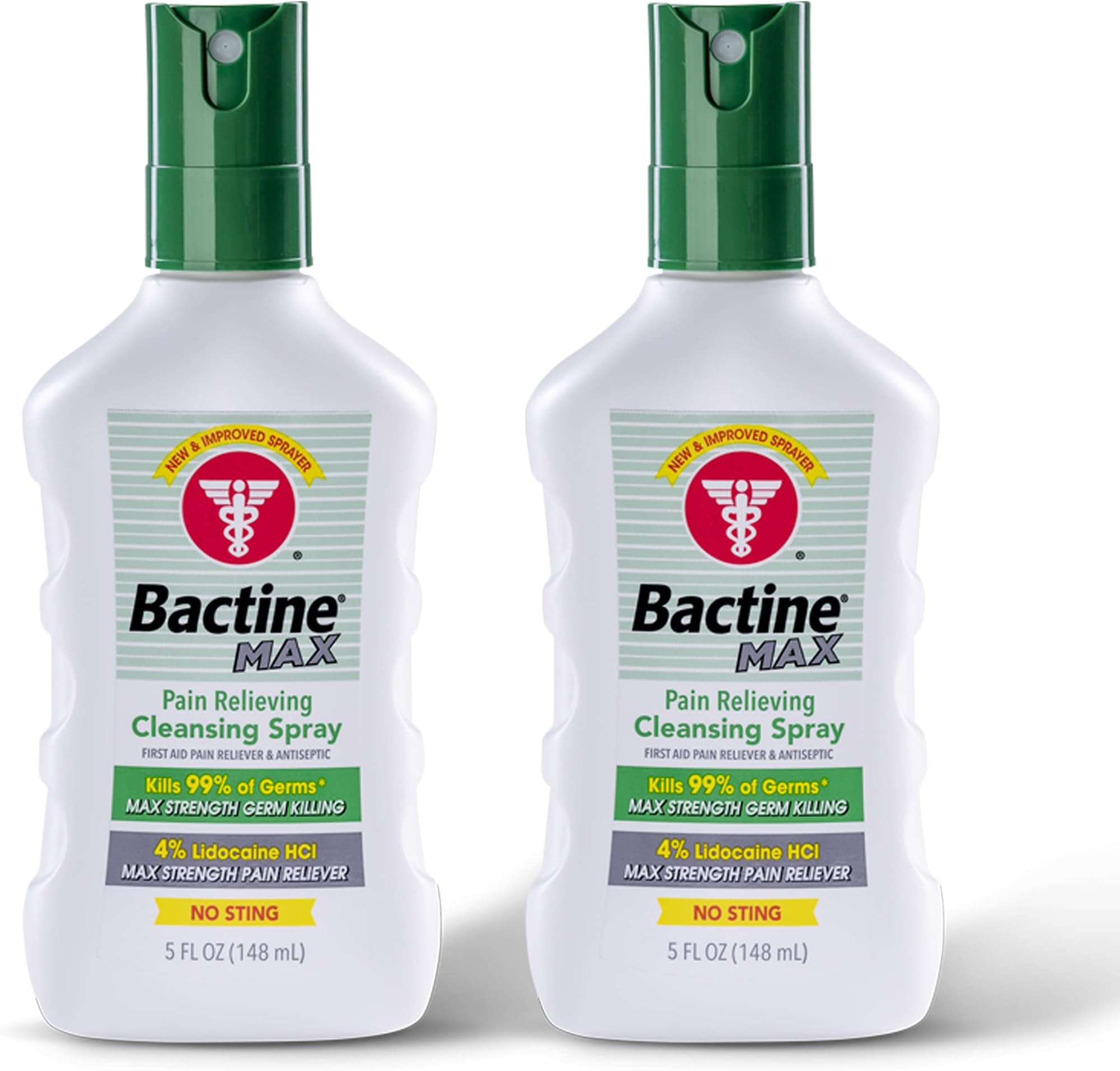 Bactine MAX 5 oz Pain Relieving Spray 2 pk