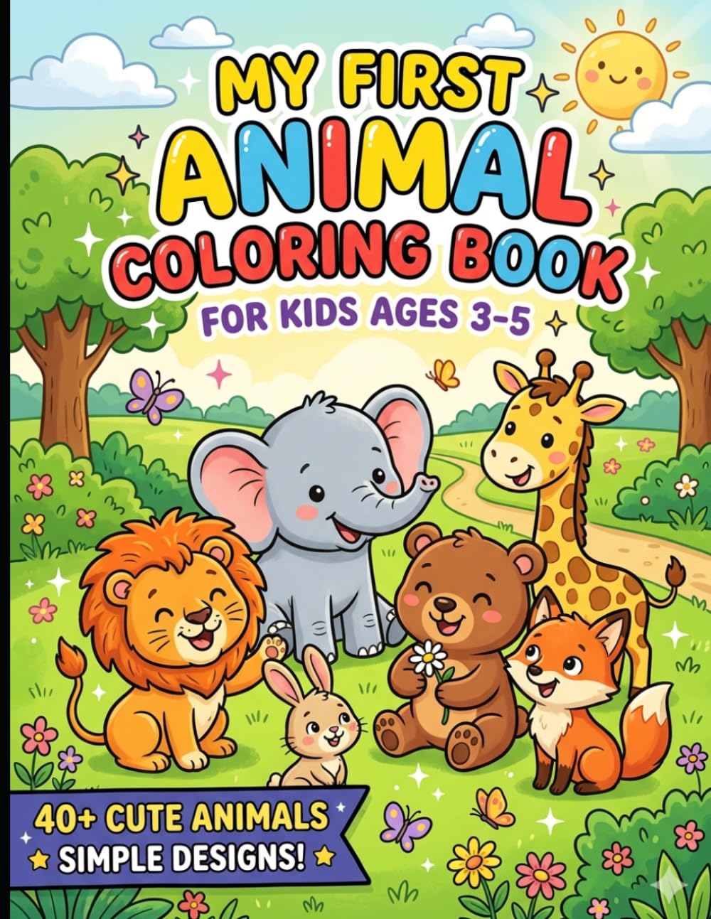 My first cute colouring book
