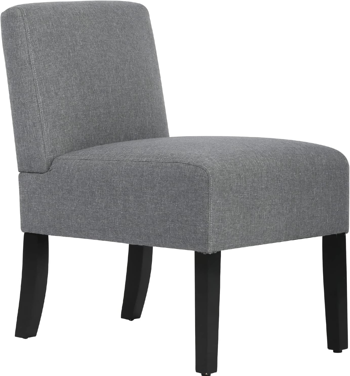 Dining Chairs Dining Room Chairs Kitchen Chairs Modern Design Fabric Armless Contemporary Accent Modern Dining Chairs with Solid Wood Legs