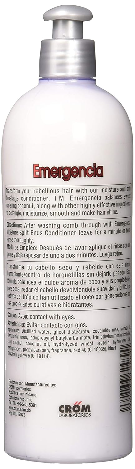 EMERGENCIA Toque Magico Intensive Moisture Split Ends Conditioner, Coconut, 16 Oz, 16 Ounces - Image 2