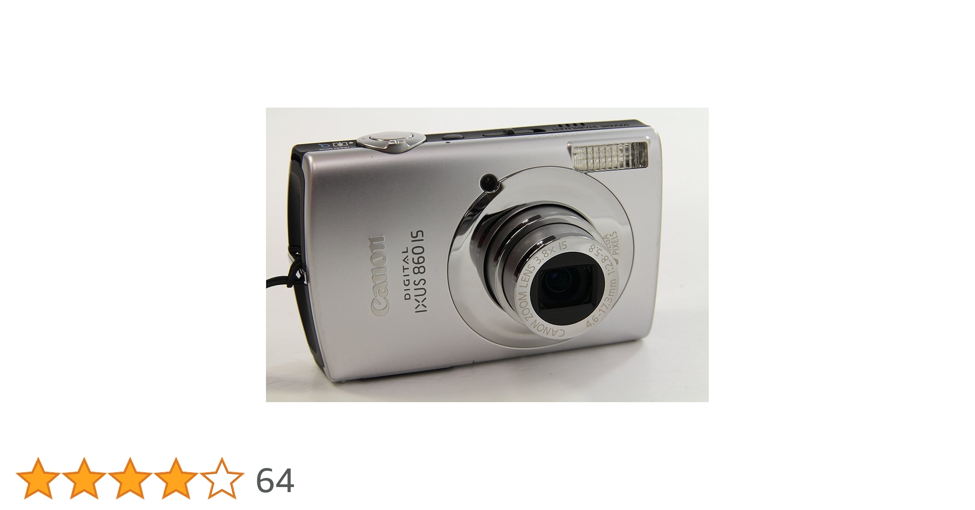 Canon Digital IXUS 860 IS Digital Camera 8 MP 3 8x Zoom 7.6