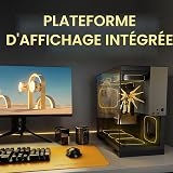 Geometric Future M5 Tempered Glass Mid Tower, E-ATX/ATX Gaming Case, 1.2mm Steel, Type C, Toolless Panels, Support 420/360 Radiator, ARGB PWM 140m fan x 5 Pre-Installed, Black/Grey, GEO-M5F-BG - 7