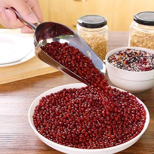 Miniatura 4 de Cucharas de medición de acero inoxidable Beuya, 4 unidades, 4 onzas, cucharas pequeñas para hielo, azúcar, granos de mentón, arroz, harina,