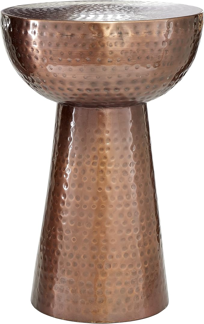 Amazon.com: Deco 79 Vintage Metal Round Accent Table, 14" x 14" x 20 ...