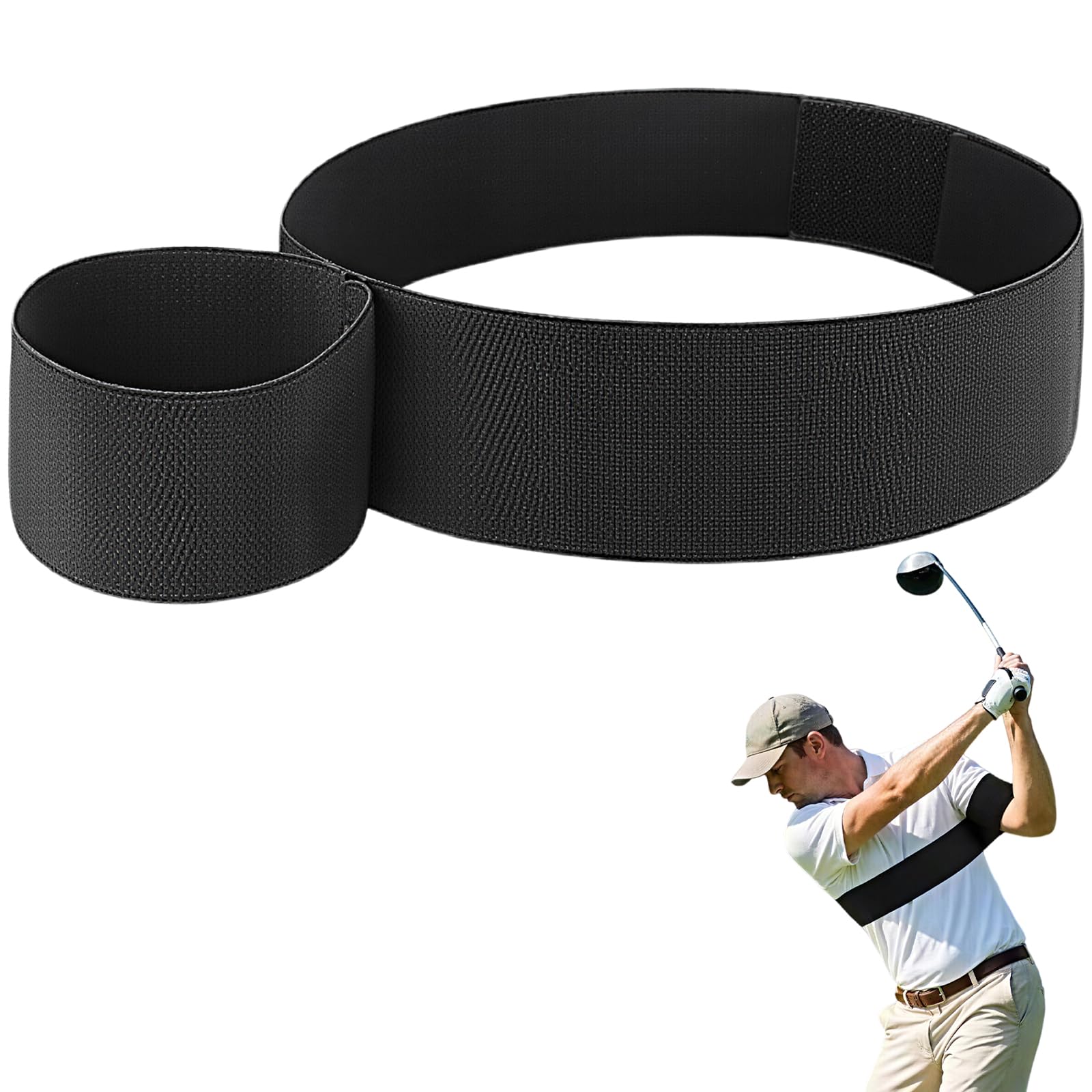 CrestHaven Golf Training Aid Arm Band, Premium Golf Swing Training Aid