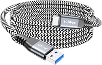 LDLrui 3m USB-C kábel 10Gbps adatátvitel, nylon fonott gyorstöltés iPhone 15 Pro, Samsung Galaxy 1