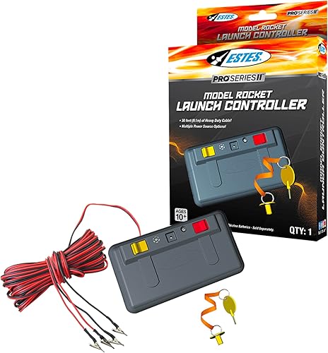 Estes Controlador de lanzamiento 2240 PS II, controlador de lanzamiento modelo cohete volador, accesorios para mayores de 10 años