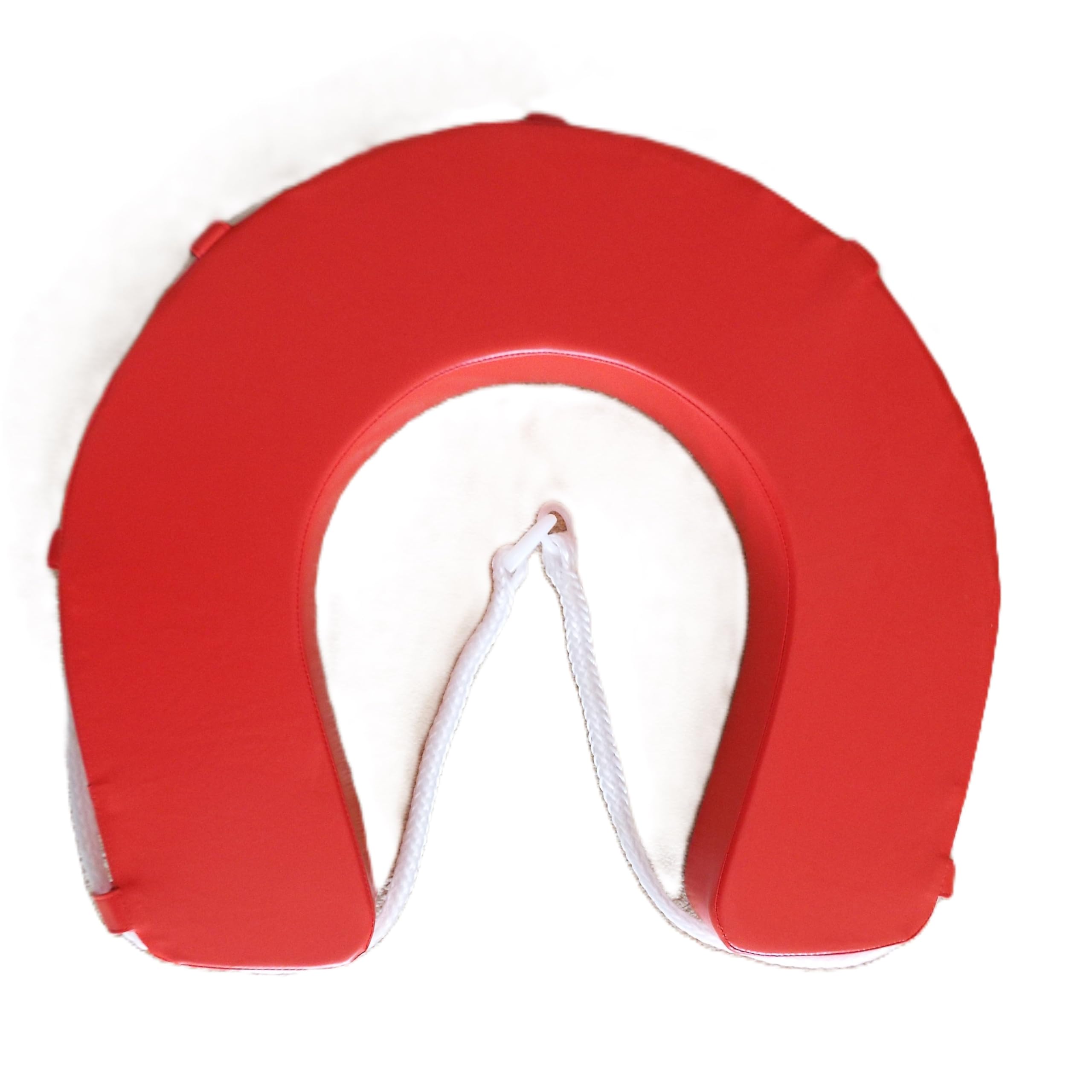 RED HORSESHOE LIFEBUOY + GRAB LINE
