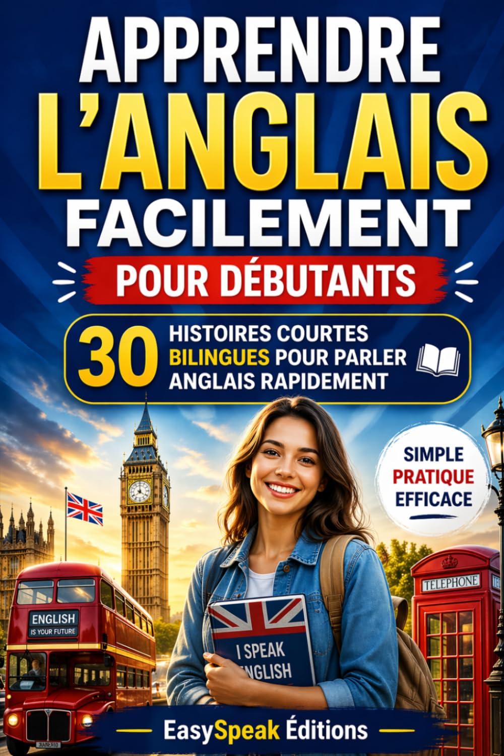 Apprendre L’Anglais Facilement pour Débutants: 30 Histoires Courtes Bilingues pour Parler Anglais Rapidement