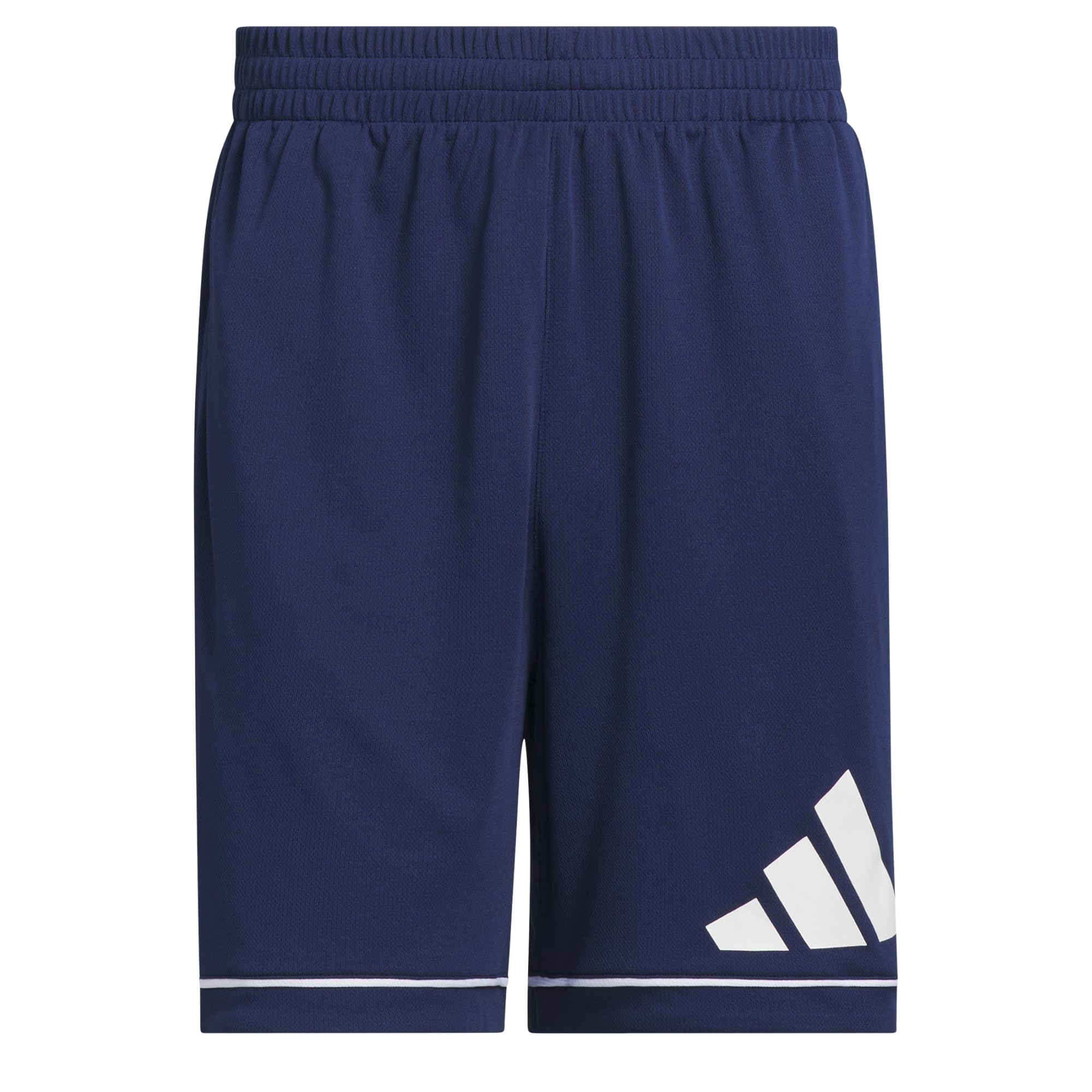 adidas Men's Basketball Badge of Sport Short Shorts, Team Navy/Team Navy, S 11 inch
