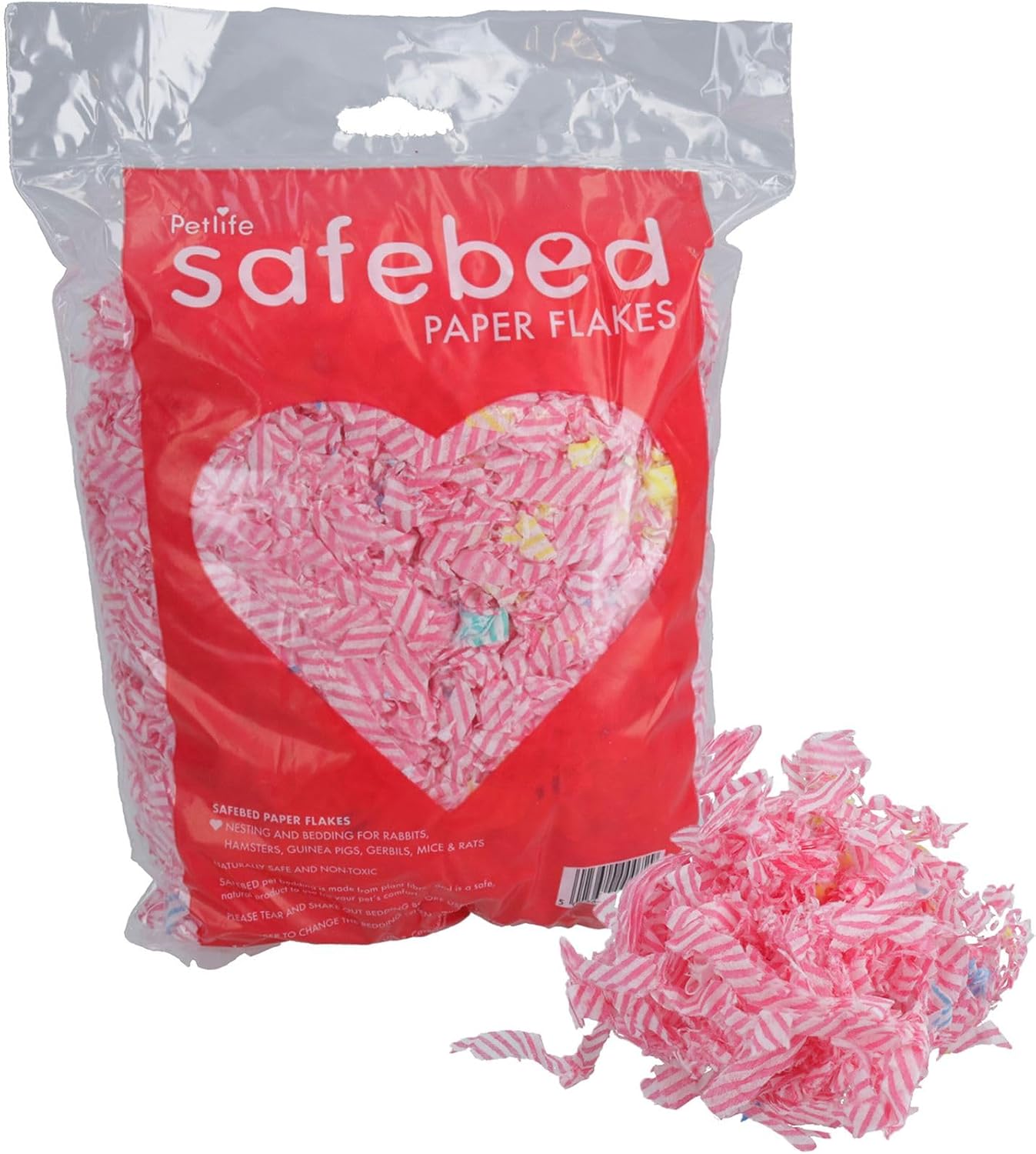 24PK Small Animal Hamster Gerbils Safe Bed Paper Flakes Nesting - (Colour Varies)