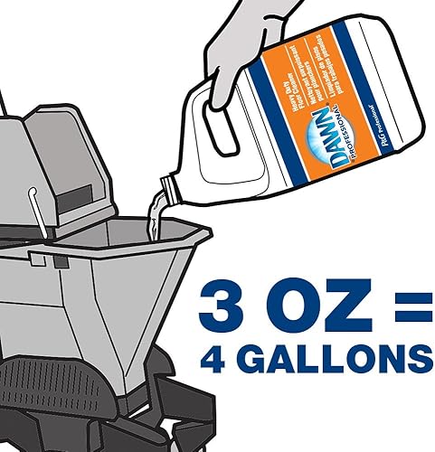 Miniatura 7 de Limpiador de suelos resistente de Dawn Professional, concentrado multisuperficie, ideal para paredes, baños, suelos y superficies de contacto con