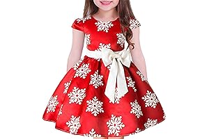 Vestido Navideño Elegante para Niñas: Un Encanto Festivo