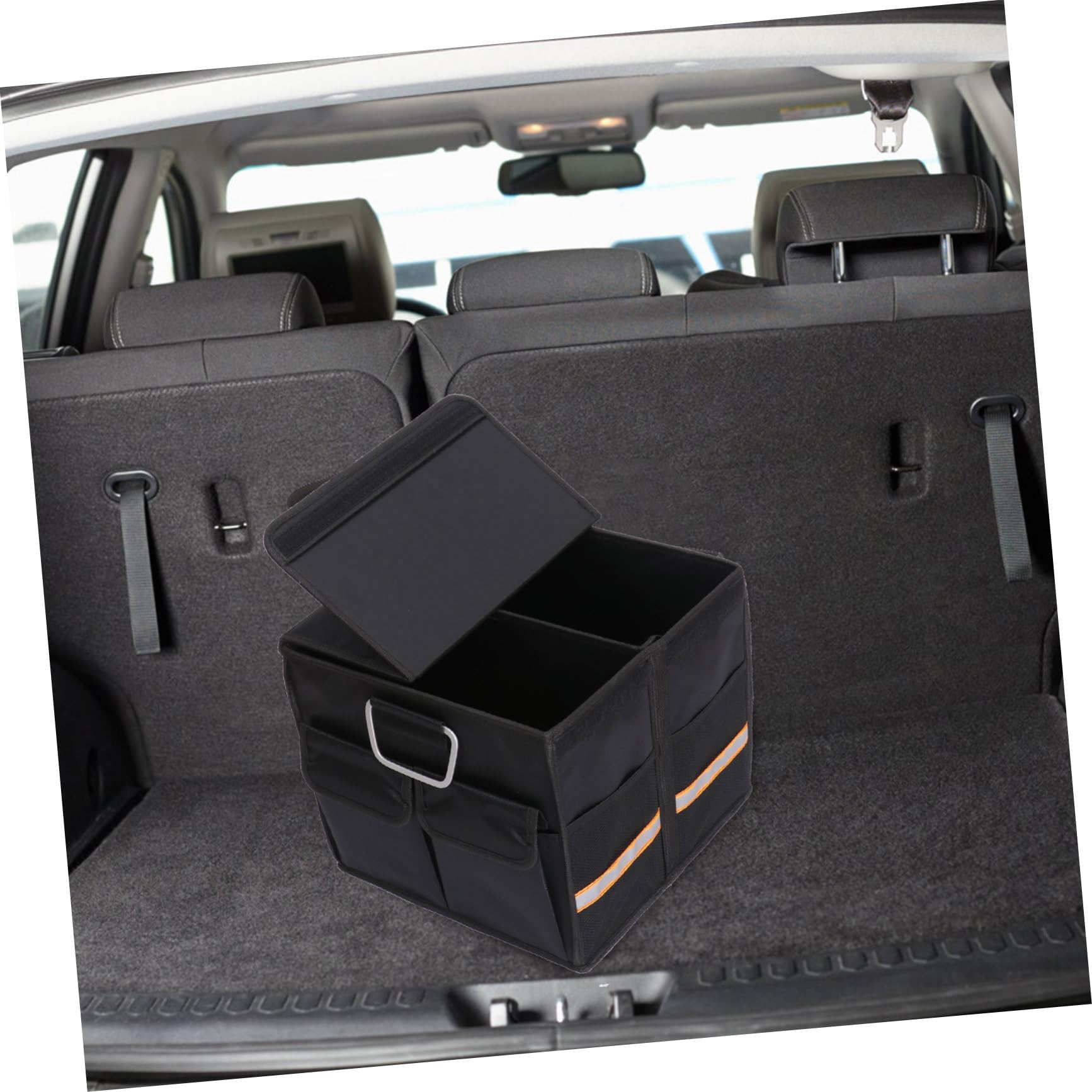 MAGICLULU 1pezzi Organizzatore Bagagliaio Auto Pieghevole in Oxford Contenitore Portaoggetti Robusto Divisori Antiscivolo Per Spesa Strumenti