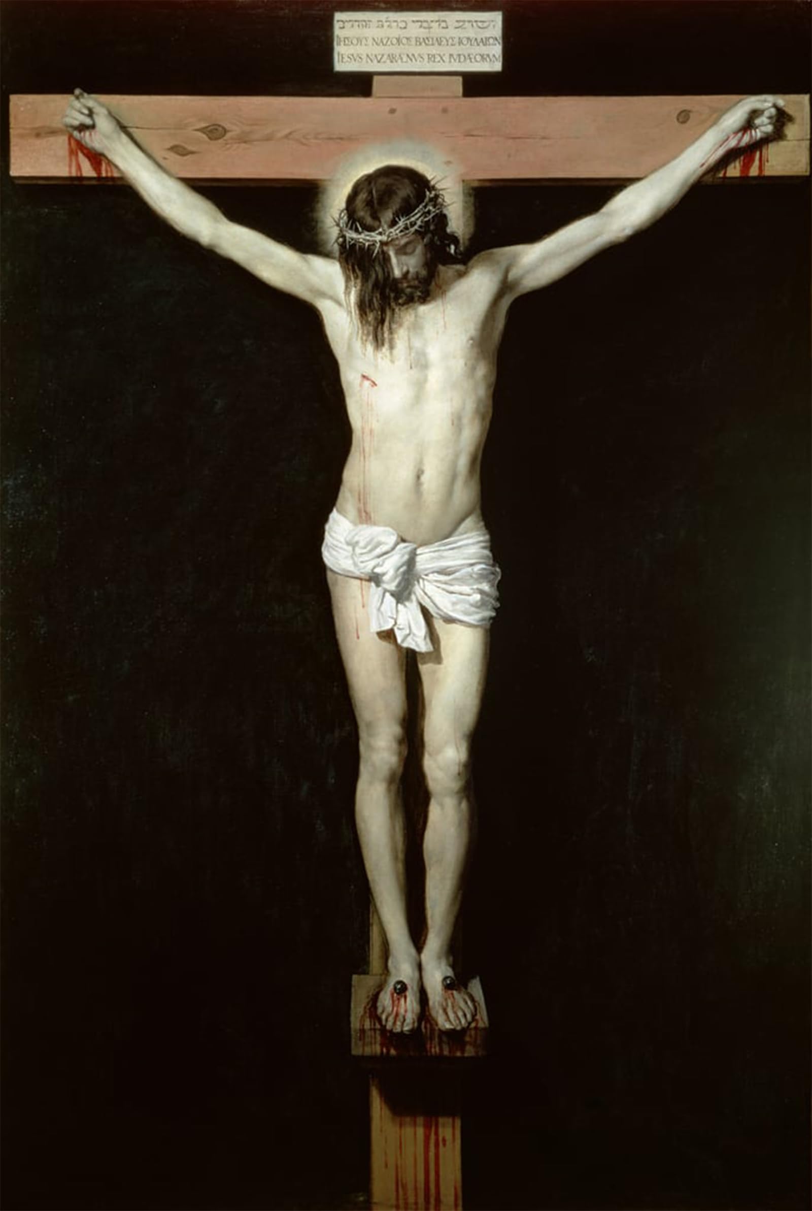 Artxlxxbn No Frame Famous Painting Art Wall Decor Abstract Art Picture Christ On The Cross By Diego Velázquez Animal Pictures For Home Decor 60X90cm