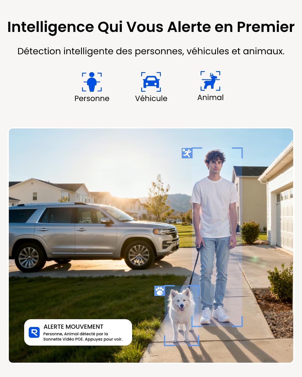 Reolink Sonnette Vidéo PoE avec Chime, Sonnette Extérieur avec Caméra 5MP, Vue Diagonale à 180°, Audio Bidirectionnel, Détection de Personne, Etanche, Alertes, Compatible avec NVR, Video Doorbell