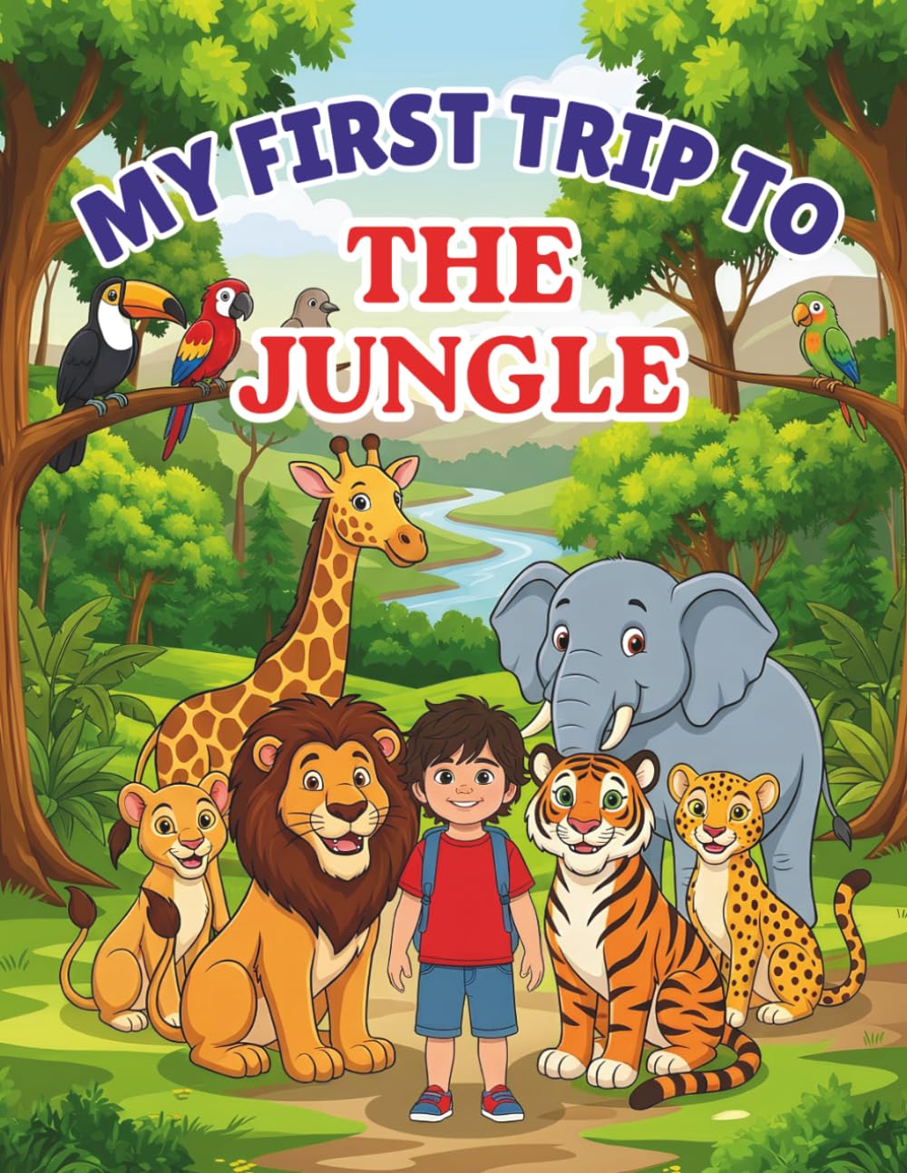 My First Trip To The Jungle, Learn Animal Names: Kids Storybook
