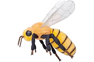 11" Lifelike ZHONGXIN Plush Bee: A Captivating Cuddle Buddy for Bee Enthusiasts